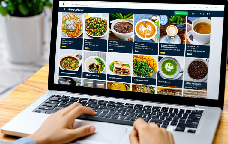 Trang Web Mua Sắm Tải Nhanh (Fast Loading Shopping Website)**

"A clean and modern e-commerce website interface on a laptop screen, showcasing vibrant product images and clear navigation. A happy Vietnamese customer is visible in the reflection of the screen, smiling at a product. The background features a busy, modern Vietnamese cafe with people enjoying coffee. Emphasize speed and ease of use. fully clothed, appropriate content, safe for work, professional, perfect anatomy, natural proportions, high quality."

**